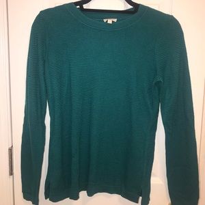 BRAND NEW TALBOTS TEAL SWEATER